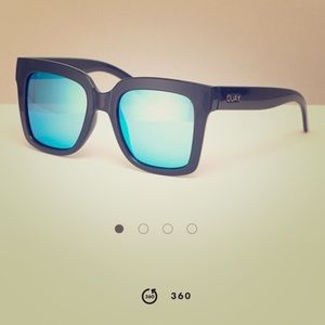 Quay Supine Square tortoise shell sunglasses